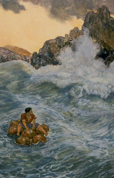 Tarotkaart 'Acht van Kelken'