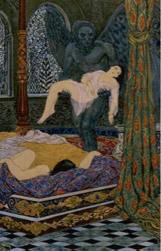 Tarotkaart 'Negen van Zwaarden'