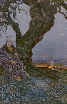 Tarotkaart 'Vier van Kelken'
