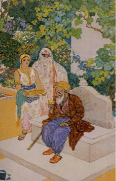 Tarotkaart 'Vijf van Pentagrammen'