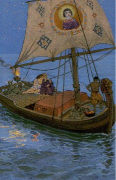Tarotkaart 'Zes van Zwaarden'