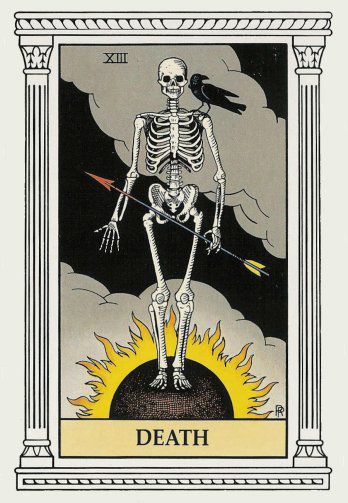 Tarotkaart 'De Dood'