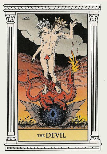Tarotkaart 'De Duivel'