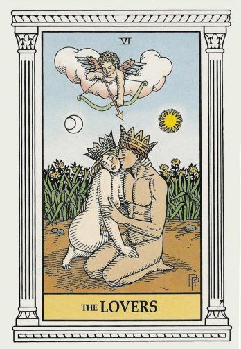 Tarotkaart 'De Geliefden'