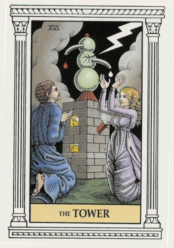 Tarotkaart 'De Toren'