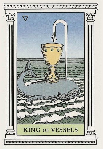 Tarotkaart 'Koning van Kelken'