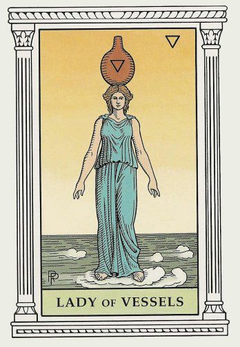 Tarotkaart 'Schildknaap van Kelken'