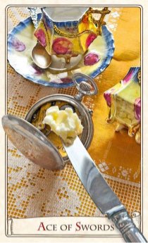 Tarotkaart 'Aas van Zwaarden'