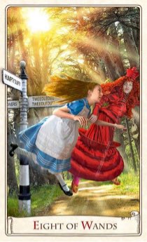 Tarotkaart 'Acht van Staven'