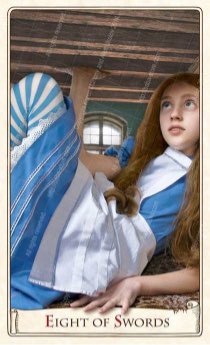 Tarotkaart 'Acht van Zwaarden'