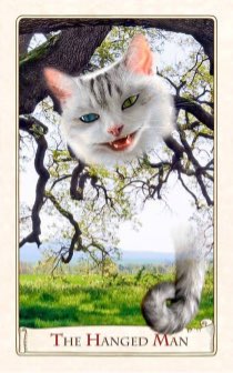 Tarotkaart 'De Gehangene'