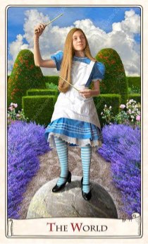 Tarotkaart 'De Wereld'