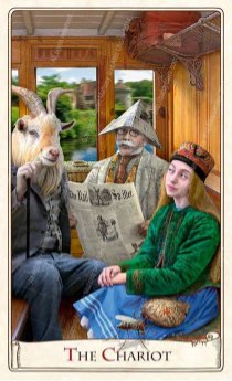 Tarotkaart 'De Zegewagen'