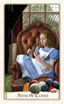 Tarotkaart 'Negen van Pentagrammen'