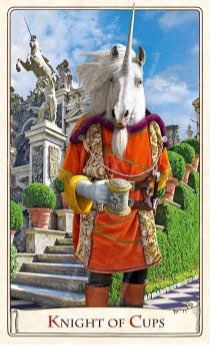Tarotkaart 'Ridder van Kelken'