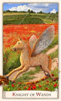 Tarotkaart 'Ridder van Staven'