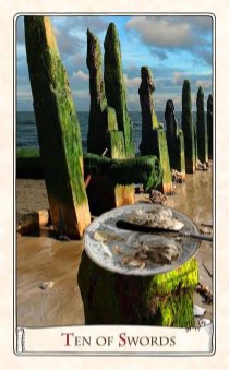 Tarotkaart 'Tien van Zwaarden'