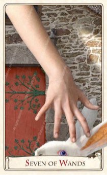 Tarotkaart 'Zeven van Staven'