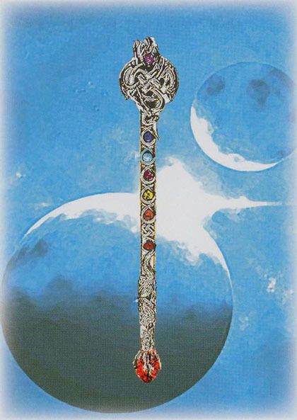 Tarotkaart 'Aas van Staven'