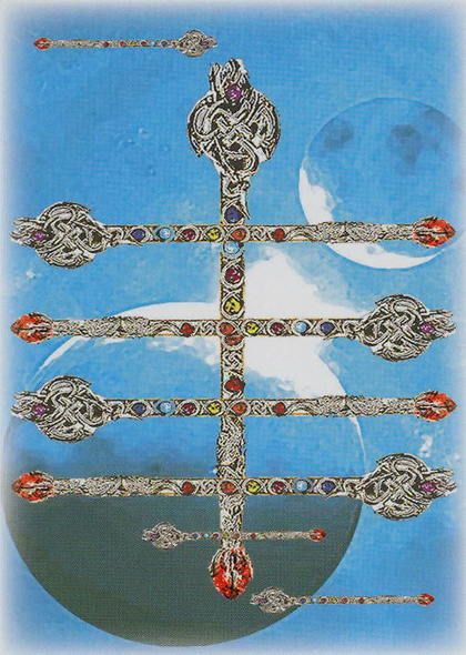Tarotkaart 'Acht van Staven'