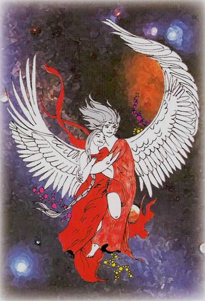 Tarotkaart 'De Geliefden'