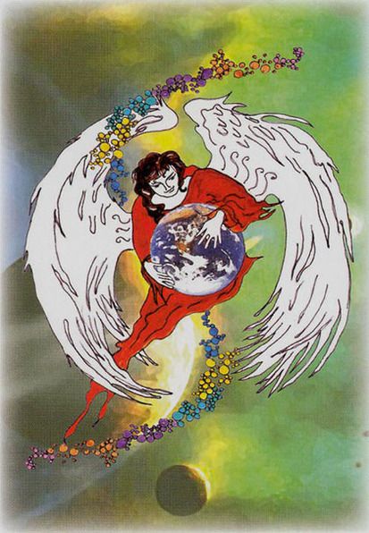 Tarotkaart 'De Wereld'