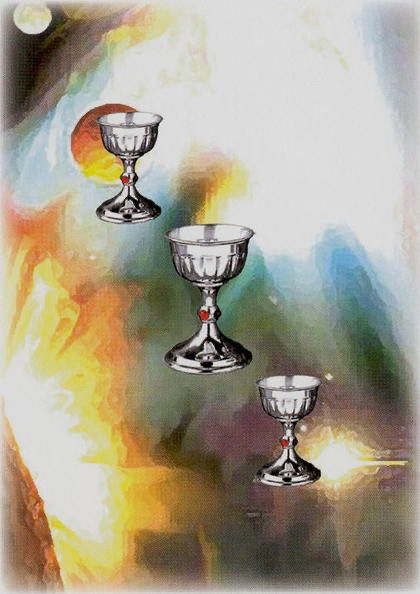 Tarotkaart 'Drie van Kelken'