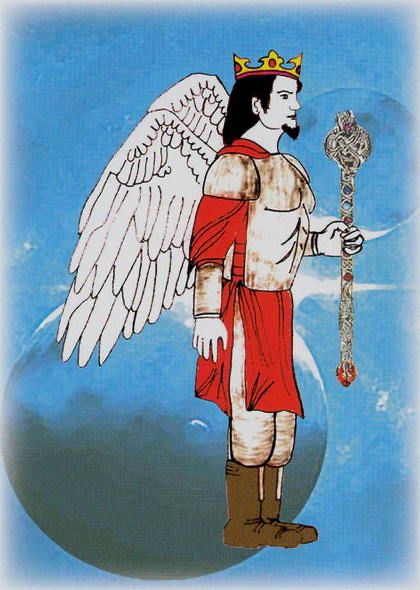 Tarotkaart 'Koning van Staven'