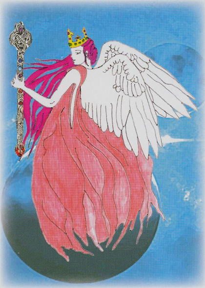 Tarotkaart 'Koningin van Staven'