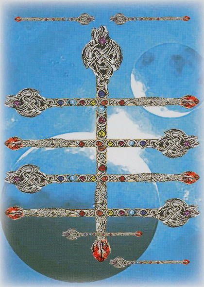 Tarotkaart 'Negen van Staven'