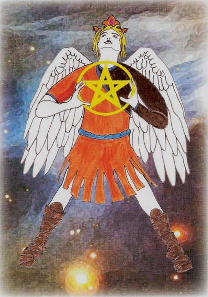 Tarotkaart 'Ridder van Pentagrammen'