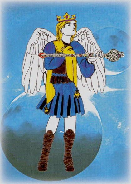 Tarotkaart 'Ridder van Staven'