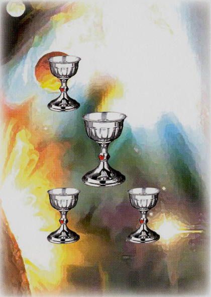 Tarotkaart 'Vier van Kelken'