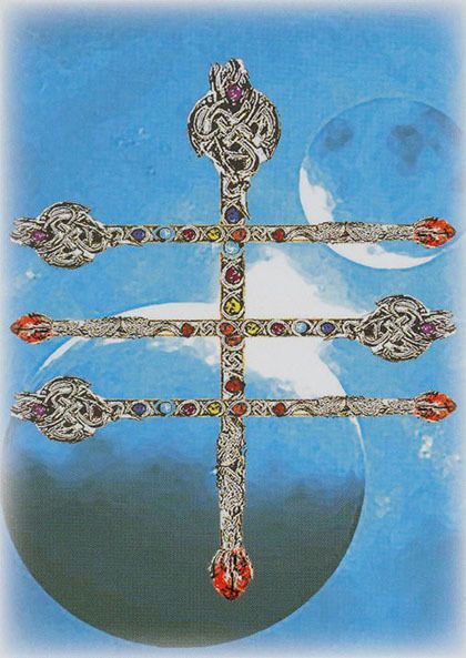 Tarotkaart 'Vier van Staven'