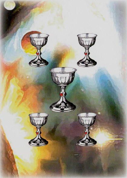 Tarotkaart 'Vijf van Kelken'