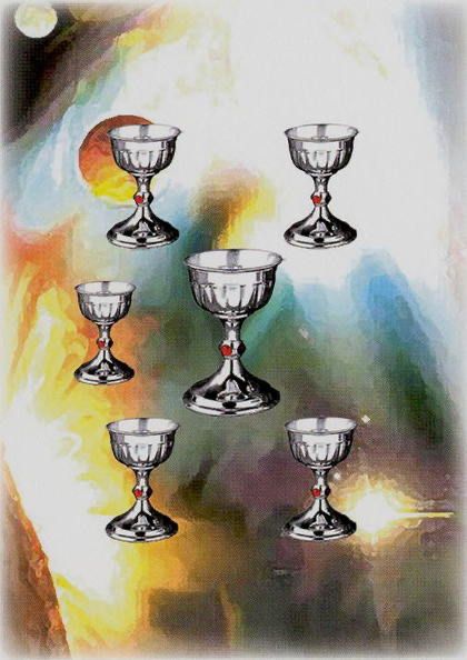 Tarotkaart 'Zes van Kelken'