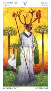 Tarotkaart 'De Hierofant'