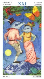 Tarotkaart 'De Wereld'