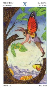 Tarotkaart 'Het Rad van Fortuin'