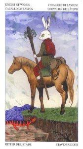 Tarotkaart 'Ridder van Staven'