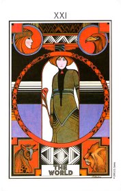 Tarotkaart 'De Wereld'