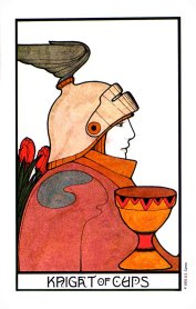 Tarotkaart 'Ridder van Kelken'