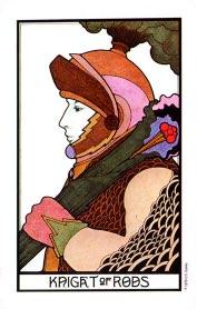 Tarotkaart 'Ridder van Staven'