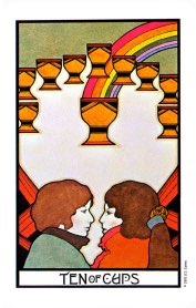 Tarotkaart 'Tien van Kelken'