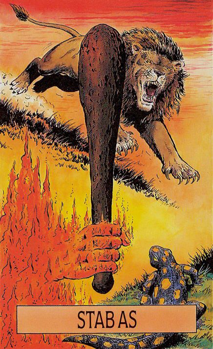 Tarotkaart 'Aas van Staven'