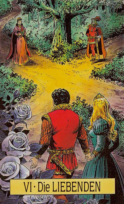 Tarotkaart 'De Geliefden'