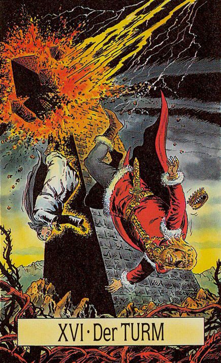 Tarotkaart 'De Toren'