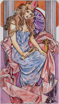 Tarotkaart 'De Hogepriesteres'