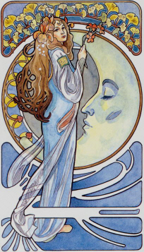 Tarotkaart 'De Maan'