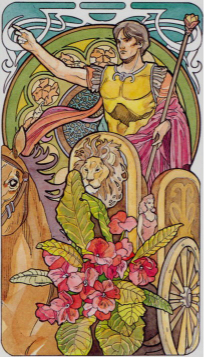Tarotkaart 'De Zegewagen'
